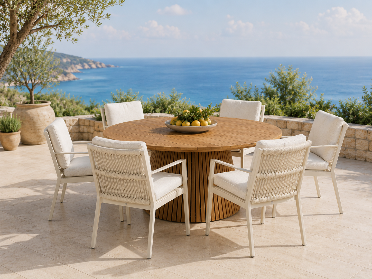 Coco Sevilla Fungo 180 cm dining tuinset 7-delig